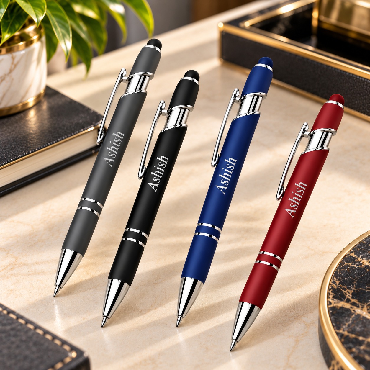 P23 2IN1 METAL BALL PEN